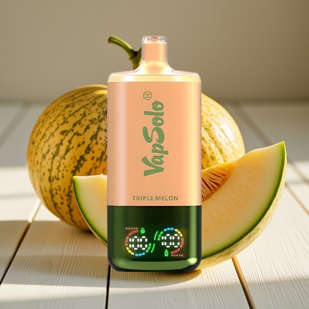 Vapsolo Triple 30000 Puffs vape distributor Greece Απορριπτέος Vape Τριπλό Πεπόνι