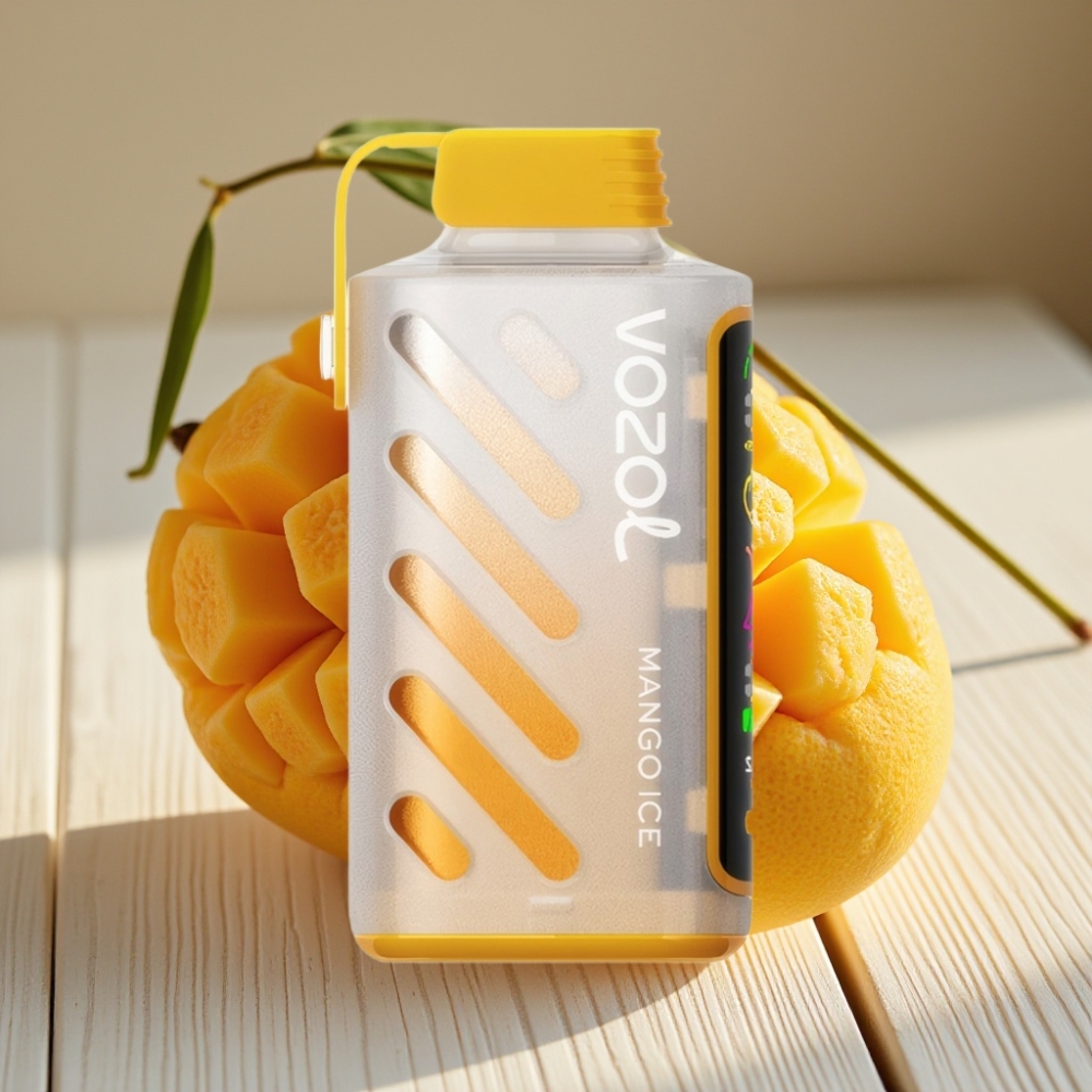 VOZOL Gear Power 20000 Puffs Disposable Vape Μάνγκο Πάγος με S.i.L.C. Tech και Dual Mesh Coil