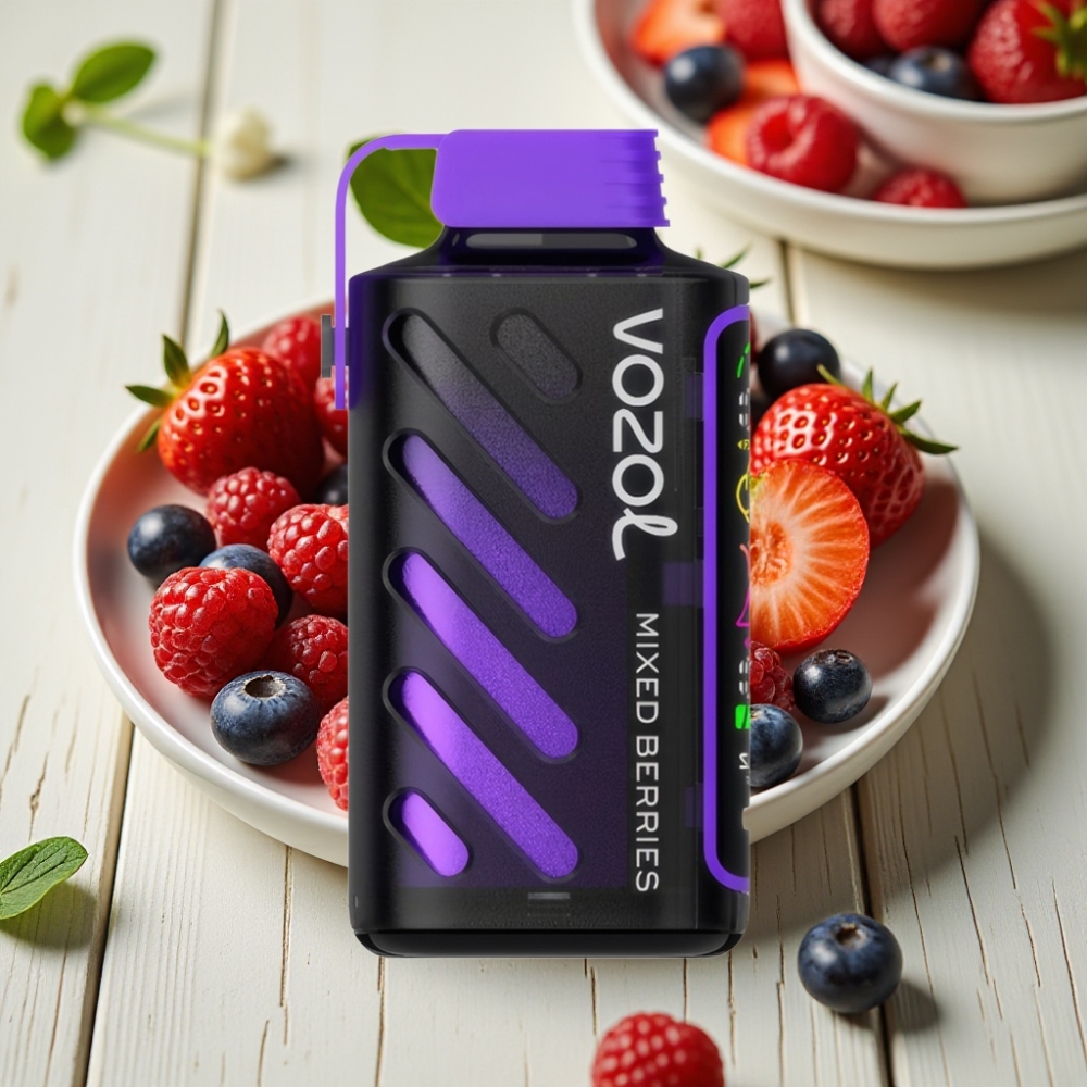 VOZOL Gear Power 20000 Puffs Αναψυκτικό Μικτής Μούρων με S.i.L.C. Tech & Dual Mesh Coil