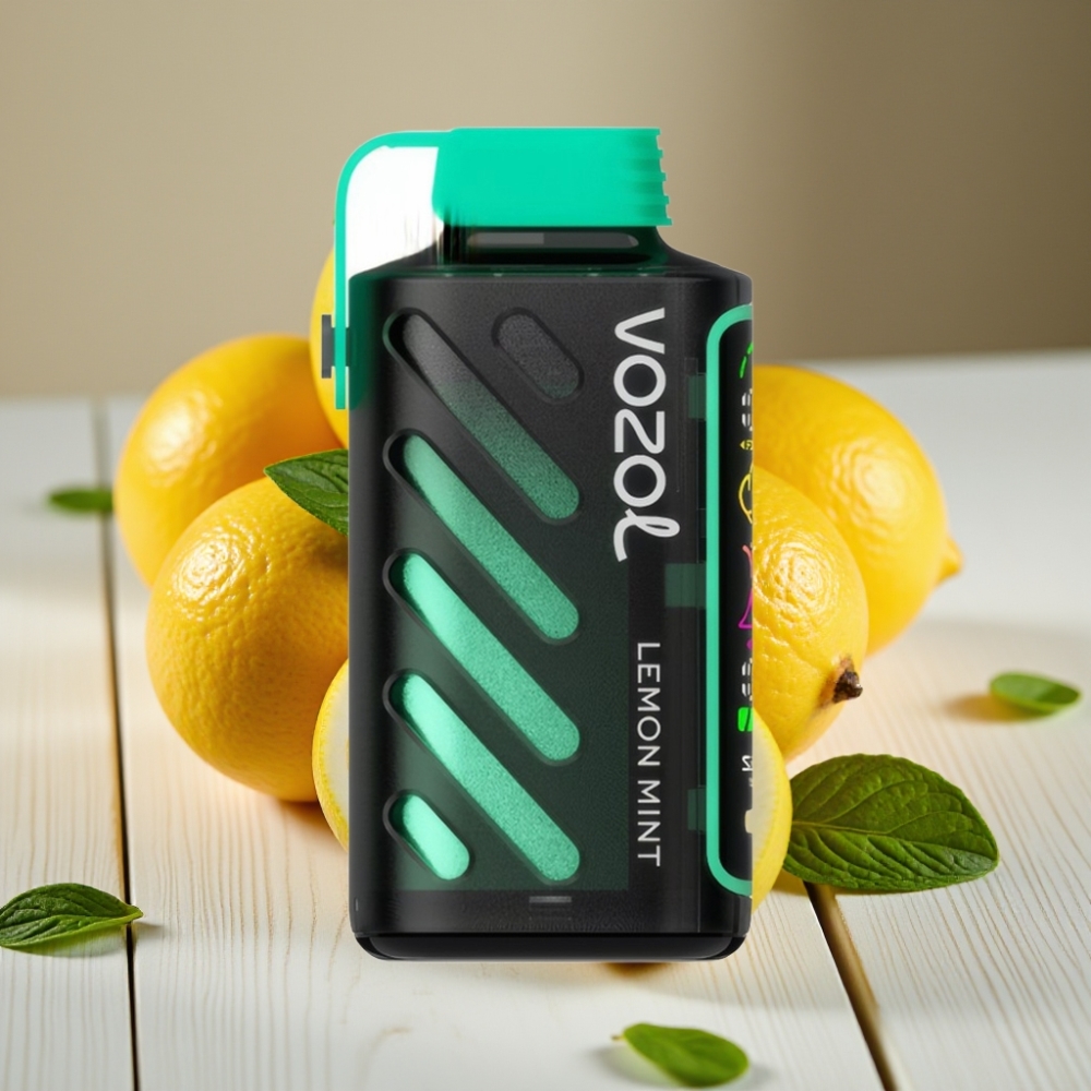 VOZOL Gear Power 20000 Puffs Απορριπτέο Vape Λεμονιού Μέντα Dual Mesh Coil