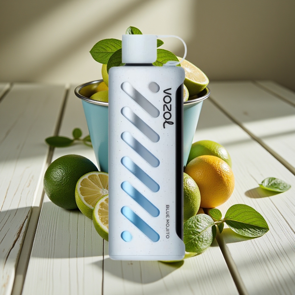 VOZOL Gear Shisha 25000 Ατμοί Disposable Vape Γαλάζιο Mojito Dual Mesh