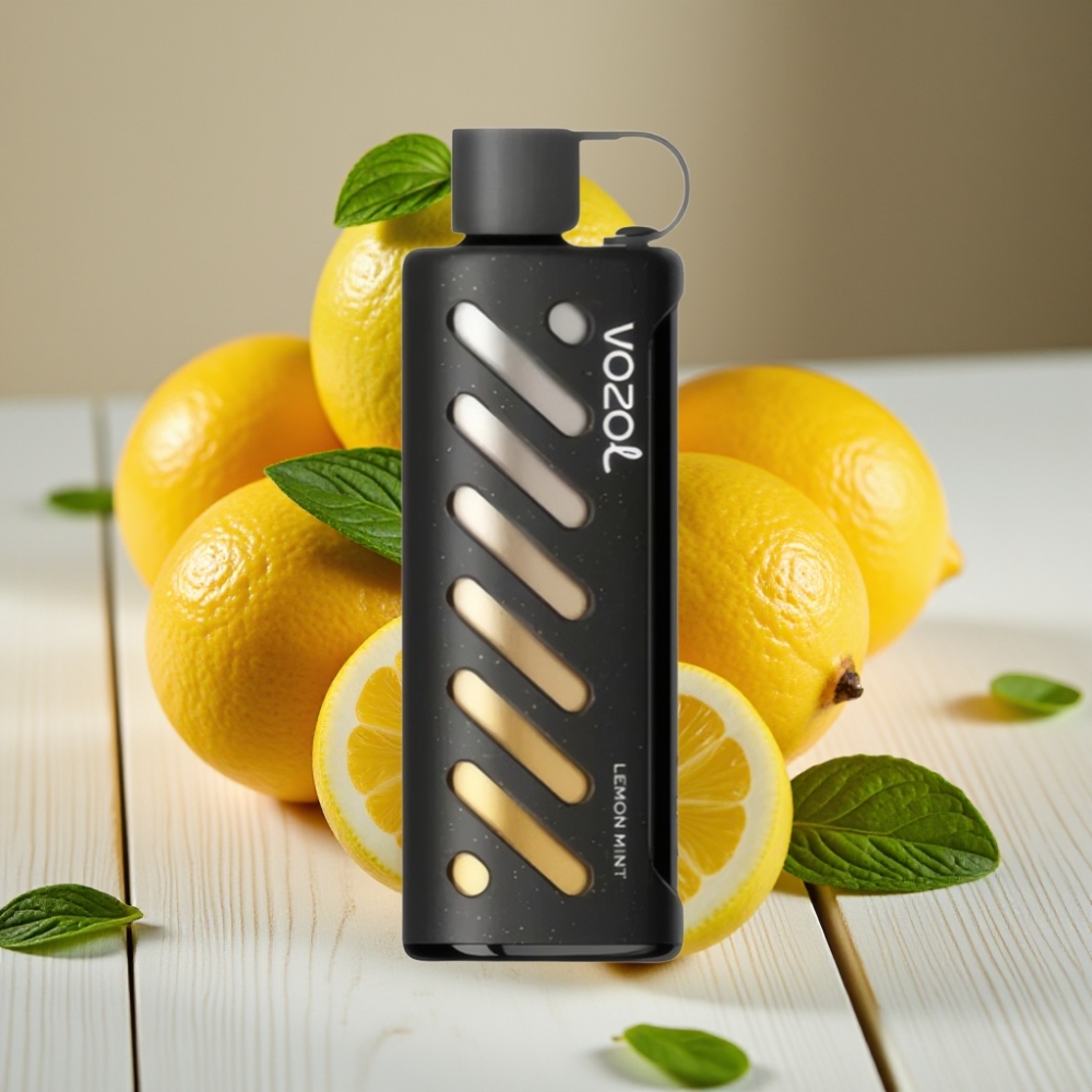 VOZOL Gear Shisha 25000 Puffs Απορριπτέο Vape Λεμόνι Μέντα Dual Mesh