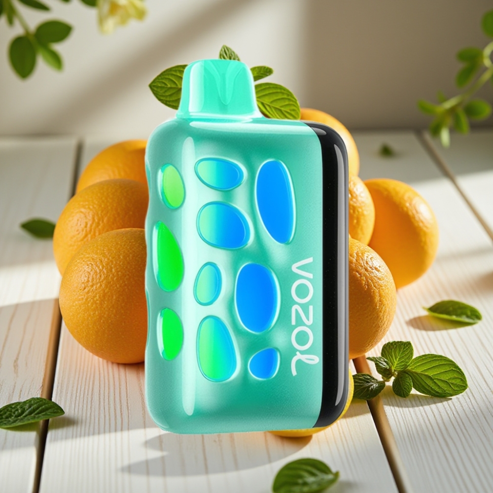 VOZOL RAVE 40000 Disposable Vape Ψυχρή Μέντα με 270 μοίρες Φωτεινό Σχέδιο
