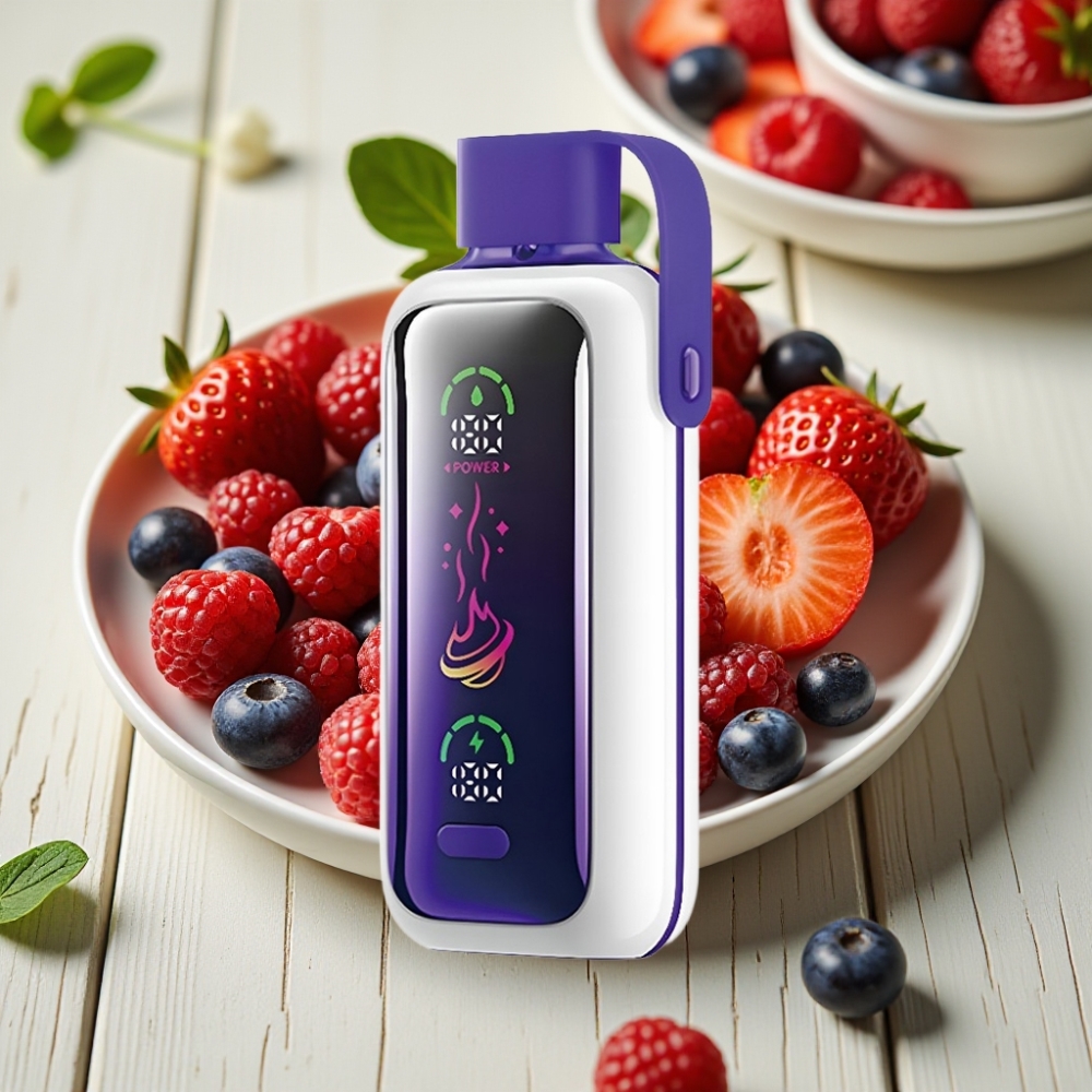 VOZOL Star 20000 Puffs Αναψυκτικό Μικτό Μούρο με 2.2" HD Οθόνη και Dual Mesh