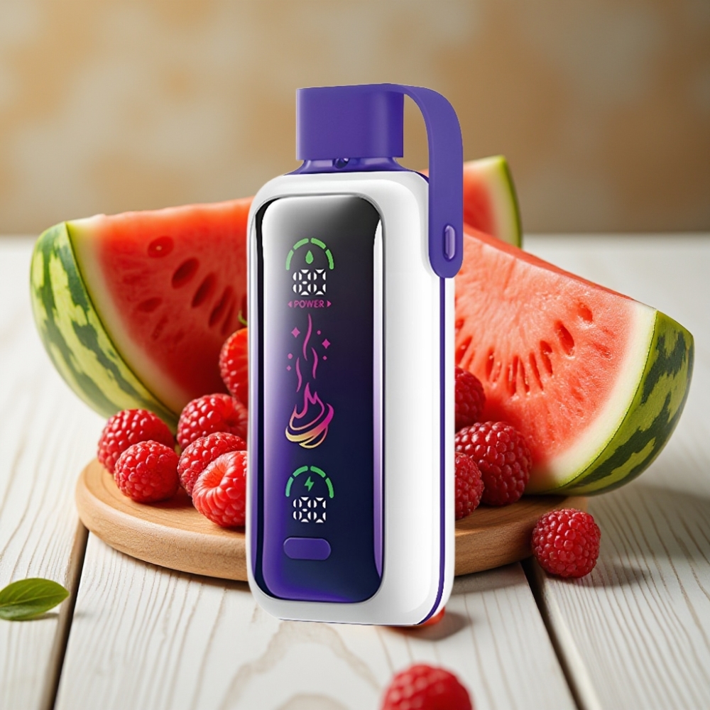 VOZOL Star 20000 Puffs Απορριπτέο Vape Σμέουρο Καρπούζι και 2.2" HD Καθρέφτης Οθόνη