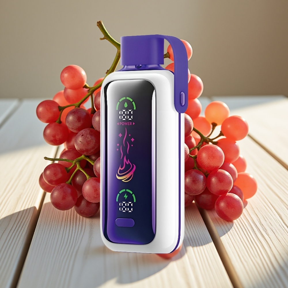 VOZOL Star 20000 Puffs Απορριπτέο Vape Παγωμένο Σταφύλι με 2.2" HD Οθόνη Καθρέφτη