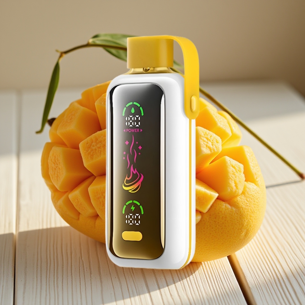 VOZOL Star 20000 Puffs Απορριπτέο Vape Mango Πάγος με 2.2" HD καθρέφτη οθόνη