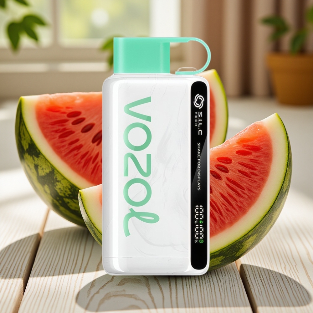 VOZOL STAR 9000/12000 Disposable Vape Καρπούζι Bubble Gum με S.i.L.C TECH & 650mAh