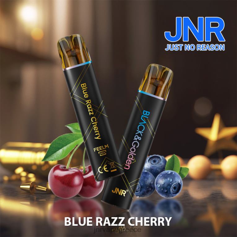 jnr black & gloden - JNR vape shop - H228B272 μπλε κεράσι razz
