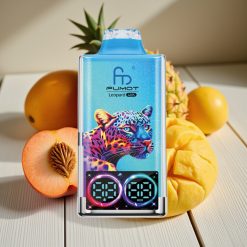 Fumot Leopard 40K Puffs Disposable Vape Ροδάκινο Μάνγκο Ανανάς Dual Mesh 5% Nicotine