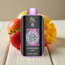 Fumot Tornado 25000 Puffs Αναπληρωμένη Μπαταρία 700mAh Φράουλα Μάνγκο