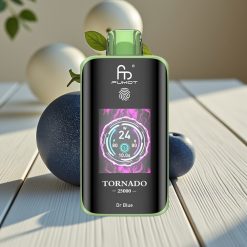 Fumot Tornado 25000 Puffs vape distributor Greece Αδιάβροχη Οθόνη HD Dr Μπλε