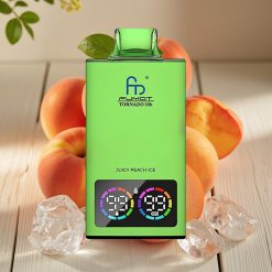 Fumot Tornado 35K Disposable Vape Ζουμερό Ροδάκινο Πάγος με Dual Mesh Coil & USB-C