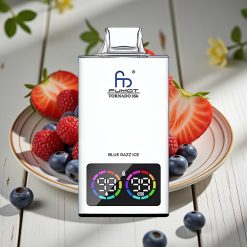 Fumot Tornado 35K Disposable Vape Μπλε Ραζ Λιώσιμο Πάγο με Dual Mesh Coil και 15ml E-juice