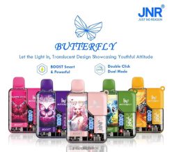 jnr πεταλούδα - JNR vape price - H228B60 τσίχλα βατόμουρου