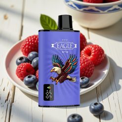 JNR EAGLE Smart 23000 Puffs Disposable Vape Μπλε Βατόμουρο Κεράσι με Ψηφιακή Οθόνη και 1.0ohm Mesh Coil