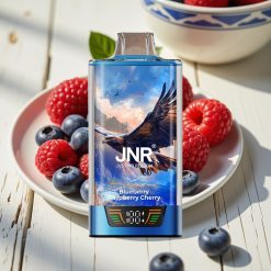 JNR Falcon Pro 28000 Disposable Vape Μπλε Βατόμουρο Κεράσι με Dual Mesh Coil