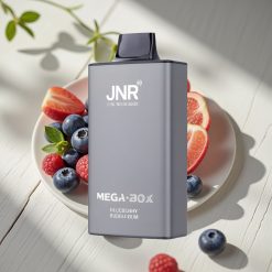 JNR Mega Box 25000 Puffs Disposable Vape Μπλε Βατόμουρο Τσίχλα & 850mAh