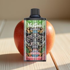 Vapsolo Super 15000 Puffs vape distributor Greece Διπλό Μήλο 40ml 850mAh