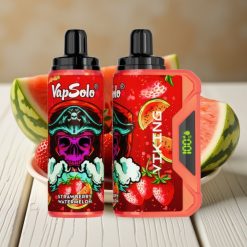 VapSolo VIKING 12000 Puffs Disposable Vape Φράουλα Καρπούζι 22ml
