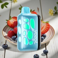 VOZOL RAVE 40000 Disposable Vape Μπλε Βατόμουρο Πάγος με 80% Φόρτιση σε 20 Λεπτά